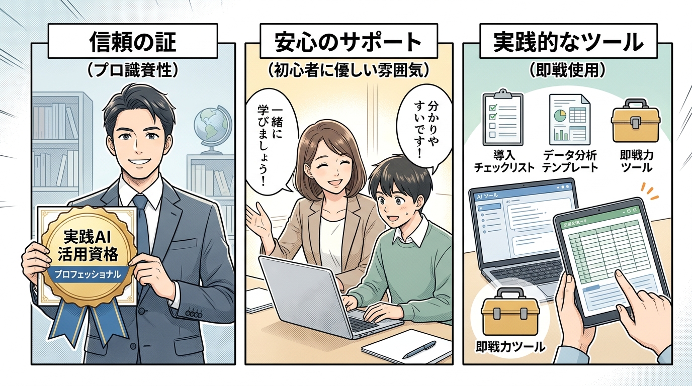 無料相談のクリーンな運営実態を確認し、強引な勧誘がないことを理解して安心する様子